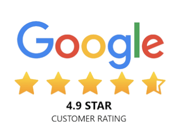 Google 4.9 Star Customer Rating